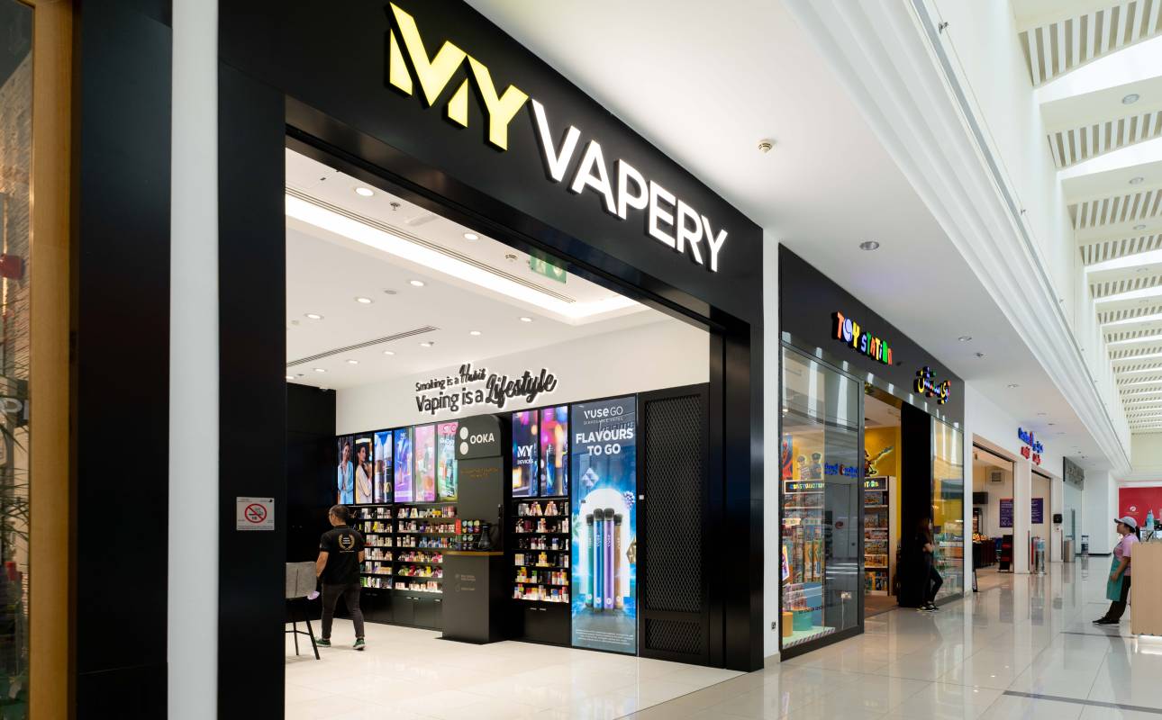 My vapery Jumeirah park pavilion front